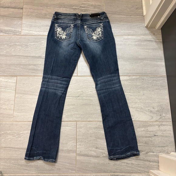 Vigoss Chelsea Slim Boot Cut Jeans - Picture 4 of 8